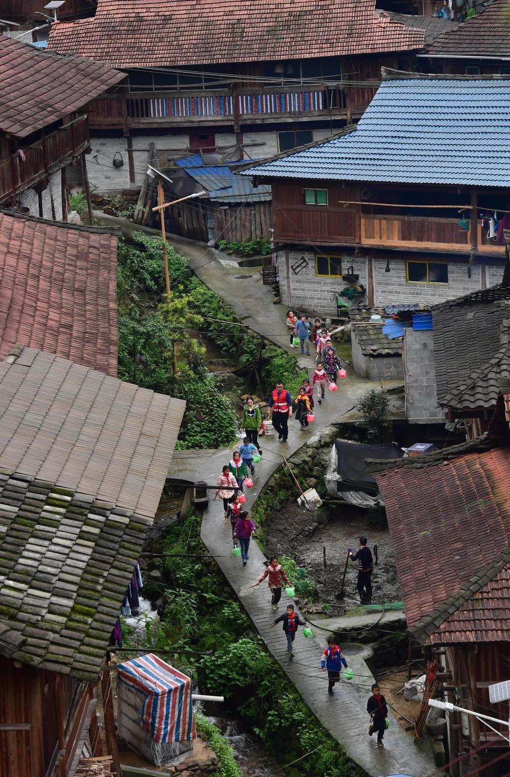 柳州市融水苗族自治县杆洞乡党鸠村乌英苗寨.
