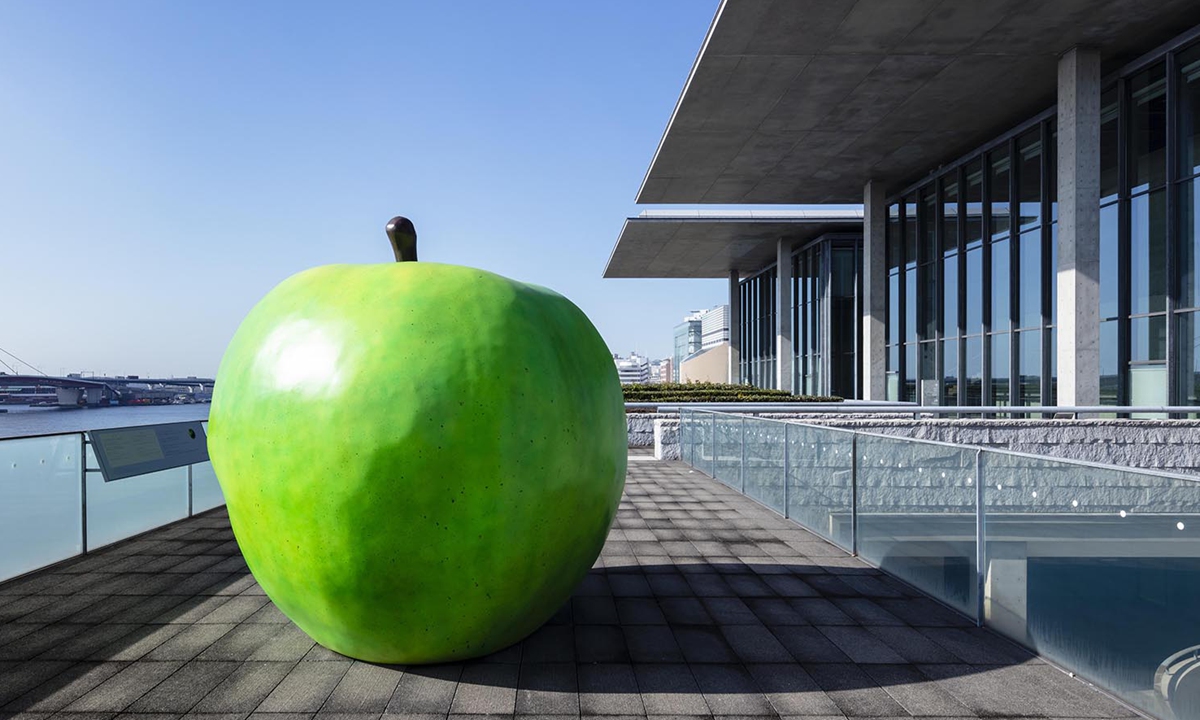 Tadao Ando Tadao Ando's Church on the Water in Japan Above: Tadao Ando's Green Apple installation  Photos: Courtesy of Xu Pei